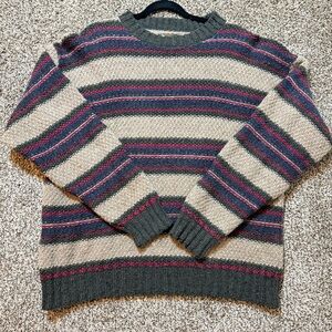 Vintage ALPS fine Apparel for men Multicolor wool blend sweater sz L